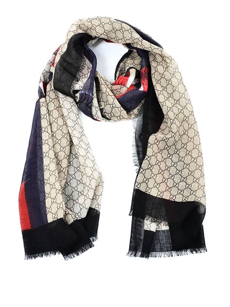 gucci scarf womens outlet|gucci scarf clearance.